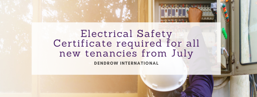 Electrical Safety Certificate Required For All New